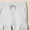 imageAmazon Essentials Unisex Kids and Toddlers Cargo Jogger MultipacksLight Grey HeatherDark Green