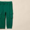 imageAmazon Essentials Unisex Kids and Toddlers Cargo Jogger MultipacksLight Grey HeatherDark Green