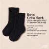 imageAmazon Essentials Unisex Kids and Toddlers Cotton Crew Socks 10 PairsWhiteGrey