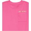 imageAmazon Essentials Unisex Kids and Toddlers Modern ShortSleeve TShirt Pack of 3Dusty RosePink Text PrintWhite Rugby Stripe