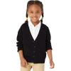 imageAmazon Essentials Unisex Kids and Toddlers Uniform Cotton Cardigan Sweaters Pack of 2Black
