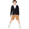 imageAmazon Essentials Unisex Kids and Toddlers Uniform Cotton Cardigan Sweaters Pack of 2Black