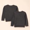 imageAmazon Essentials Unisex Kids and Toddlers Uniform Cotton Cardigan Sweaters Pack of 2Charcoal Heather