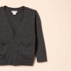 imageAmazon Essentials Unisex Kids and Toddlers Uniform Cotton Cardigan Sweaters Pack of 2Charcoal Heather