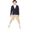 imageAmazon Essentials Unisex Kids and Toddlers Uniform Cotton Cardigan Sweaters Pack of 2Navy