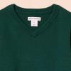 imageAmazon Essentials Unisex Kids and Toddlers Uniform Cotton VNeck SweaterDark Green Heather