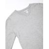 imageAmazon Essentials Unisex Kids and Toddlers Uniform Cotton VNeck SweaterLight Grey Heather