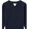 imageAmazon Essentials Unisex Kids and Toddlers Uniform Cotton VNeck SweaterNavy Heather