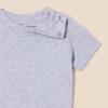 imageAmazon Essentials Unisex Toddlers and Babies Short Sleeve TShirts Pack of 3BlueNavyMedium Grey Heather