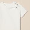 imageAmazon Essentials Unisex Toddlers and Babies Short Sleeve TShirts Pack of 3White