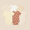 imageAmazon Essentials Unisex Toddlers and Babies ShortSleeve Bodysuits MultipacksMulticolorTiger