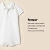 imageAmazon Essentials babyboys Short Sleeve RomperLight TanWhite