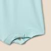 imageAmazon Essentials babyboys Short Sleeve RomperNavyPale Mint Green