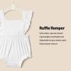 imageAmazon Essentials x Sofia Grainge Baby Girls Sleeveless Ruffle RomperWhite