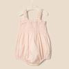 imageAmazon Essentials x Sofia Grainge Baby Girls Woven Sleeveless RomperPeach Classic Stripe