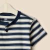 imageAmazon Essentials x Sofia Grainge Toddlers and Baby Boys Short Sleeve TShirts Pack of 2Light BlueStripe