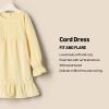 imageAmazon Essentials x Sofia Grainge Toddlers and Baby Girls Longsleeve Corduroy DressButter Yellow