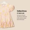 imageAmazon Essentials x Sofia Grainge Toddlers and Baby Girls Puff Sleeve DressShell Pink Ornate Paisley