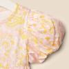 imageAmazon Essentials x Sofia Grainge Toddlers and Baby Girls Puff Sleeve DressShell Pink Ornate Paisley