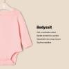 imageAmazon Essentials x Sofia Grainge Unisex Babies Long Sleeve Crew Neck Bodysuit Pack of 3IvoryPinkTerracotta