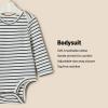 imageAmazon Essentials x Sofia Grainge Unisex Babies Long Sleeve Crew Neck Bodysuit Pack of 3Light BlueBunniesStripe