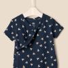 imageAmazon Essentials x Sofia Grainge Unisex Babies Side Snap Short Sleeve Bodysuit Pack of 3Light BlueBunniesStripe