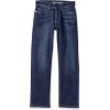 imageAmazon Essentials Boys Regular StraightFit JeansDark Wash