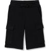 imageAmazon Essentials Boys Terry Cargo Sweat ShortsBlack