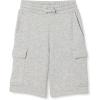 imageAmazon Essentials Boys Terry Cargo Sweat ShortsLight Grey Heather