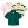 Dark Green/Pale Pink/Block Stripe
