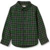 imageAmazon Essentials Boys and Toddlers Flannel Button Down ShirtGreen