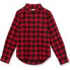 imageAmazon Essentials Boys and Toddlers Flannel Button Down ShirtRed Buffalo Check