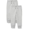 imageAmazon Essentials Boys and Toddlers Fleece Jogger Sweatpants MultipacksMedium Grey Heather