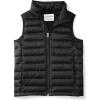 imageAmazon Essentials Boys and Toddlers Lightweight WaterResistant Packable Hooded Puffer VestBlack