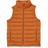 imageAmazon Essentials Boys and Toddlers Lightweight WaterResistant Packable Hooded Puffer VestLight Brown
