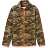imageAmazon Essentials Boys and Toddlers Polar Fleece FullZip Mock JacketGreen Camo Print