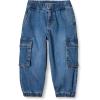 imageAmazon Essentials Boys and Toddlers Stretch Denim Cargo JeanIndigo