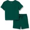 imageAmazon Essentials Boys and Toddlers TShirt and Shorts SetDark Green