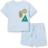 imageAmazon Essentials Boys and Toddlers TShirt and Shorts SetLight BlueBadges
