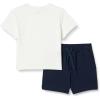 imageAmazon Essentials Boys and Toddlers TShirt and Shorts SetNavyWhite
