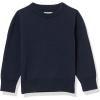 imageAmazon Essentials Boys and Toddlers Uniform Cotton Crewneck SweaterNavy