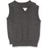 imageAmazon Essentials Boys and Toddlers Uniform Cotton VNeck Sweater Vest MultipacksCharcoal Heather