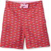imageAmazon Essentials Boys and Toddlers Woven Board ShortLilac Red Crocodiles