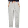 imageAmazon Essentials Boys and Toddlers ZipPocket Fleece Jogger Pant Previously Spotted ZebraGrey Heather