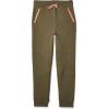 imageAmazon Essentials Boys and Toddlers ZipPocket Fleece Jogger Pant Previously Spotted ZebraOlive