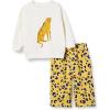 imageAmazon Essentials Unisex Babies French Terry Sweatshirt and Sweatpants Set Pack of 2Cheetah GraphicAnimal