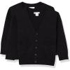 imageAmazon Essentials Unisex Kids and Toddlers Uniform Cotton Cardigan Sweaters Pack of 2Black