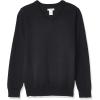 imageAmazon Essentials Unisex Kids and Toddlers Uniform Cotton VNeck SweaterBlack Heather