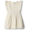 imageAmazon Essentials x Sofia Grainge Toddlers and Baby Girls Linen DressIvory Bar Stripe