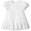 imageAmazon Essentials x Sofia Grainge Toddlers and Baby Girls Puff Sleeve DressWhite